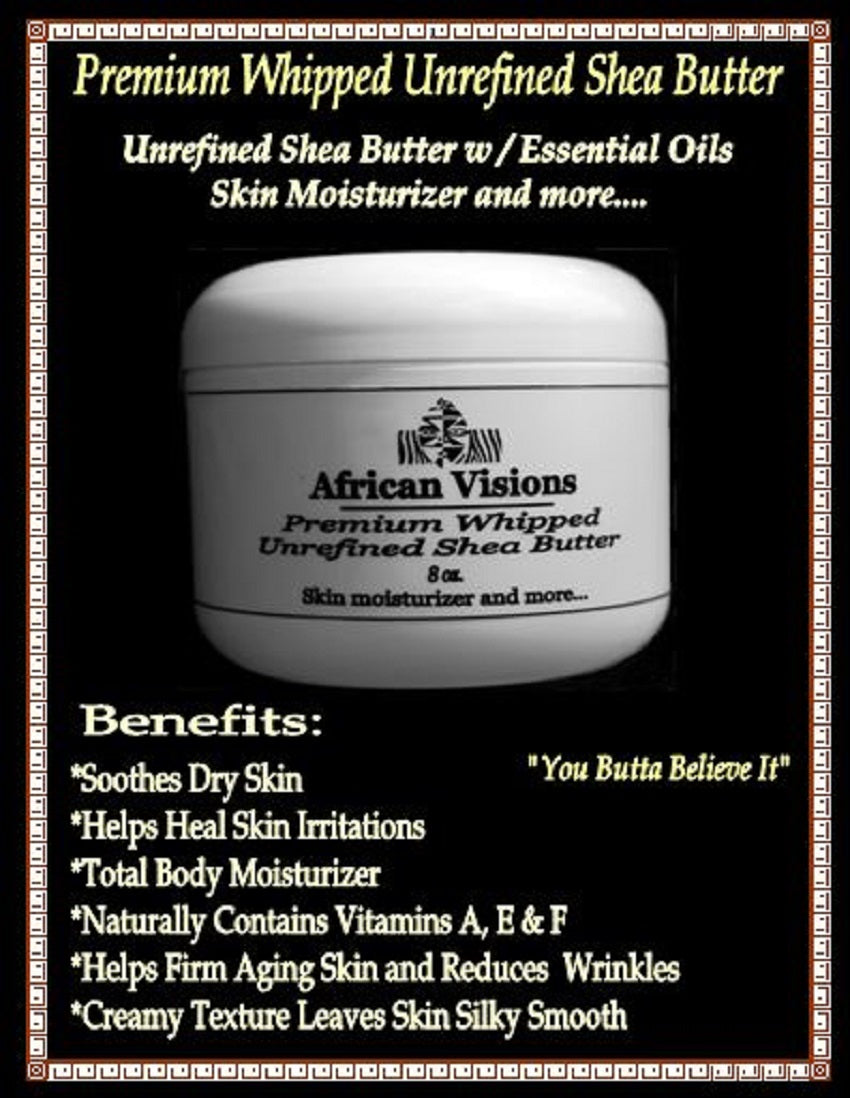 Premium Whipped Unrefined Shea Butter