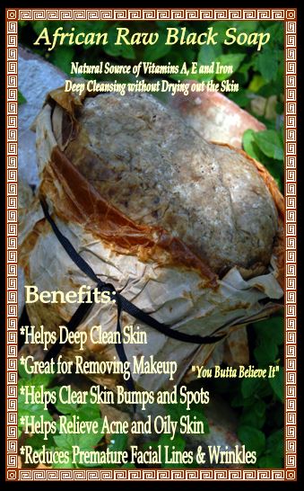 Raw Black Soap