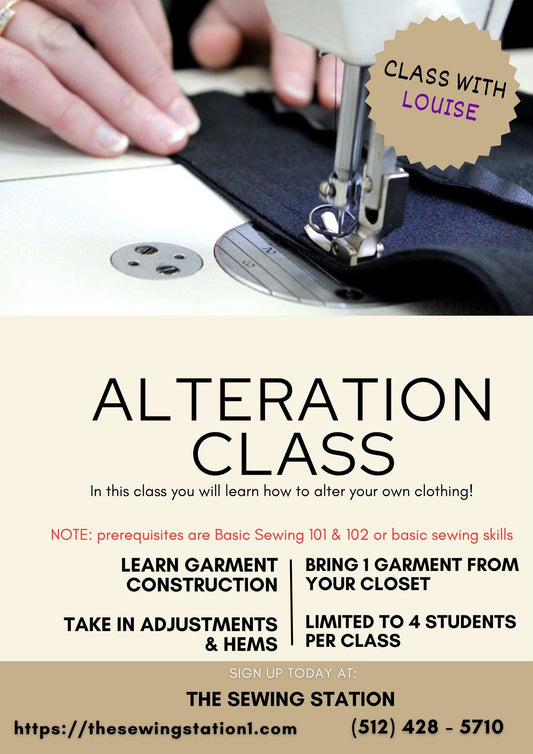 Alterations Class: How to Hem or Take in Your Garments