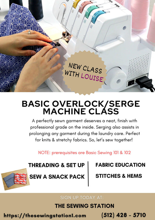Basic Overlock/Serge Machine Class